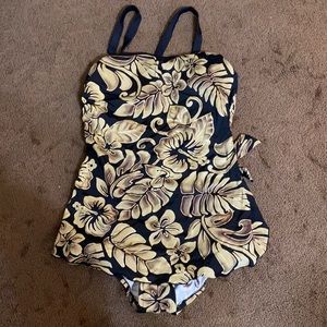 One piece bathing suit